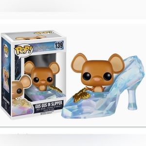 FUNKO Pop! Gus Gus in Slipper 2015 DISNEY Cinderella 139 VAULTED HT EXCLUSIVE!